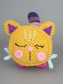 🐱 Amigurumi Gatito Multicolor – Hecho a Mano