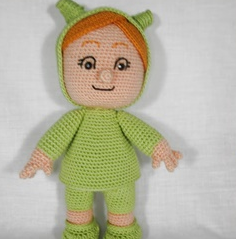 🧒 Amigurumi Nina de Pocoyó – Hecho a Mano