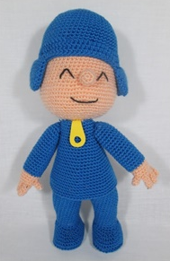 👦 Amigurumi Pocoyó – Hecho a Mano