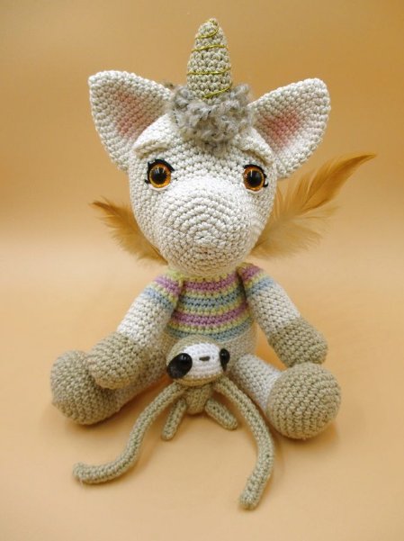 🦄 Unicornio Alado – Amigurumi Hecho a Mano