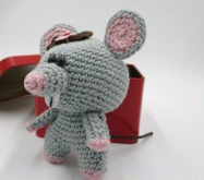 🐭 Ratoncita con Lazo – Amigurumi Hecho a Mano