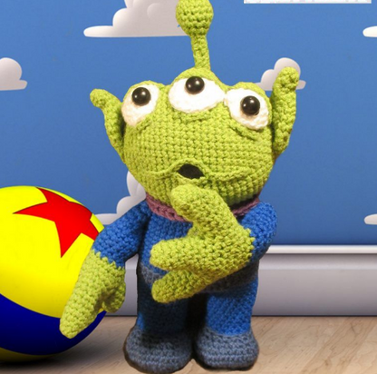 👽 Alien de Toy Story – Amigurumi Hecho a Mano