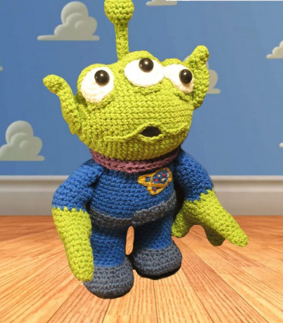 👽 Alien de Toy Story – Amigurumi Hecho a Mano