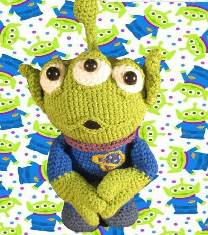 👽 Alien de Toy Story – Amigurumi Hecho a Mano