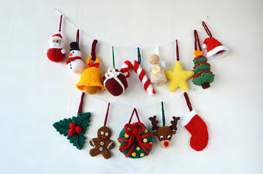 🎄 Adornos Navideños – Amigurumi Hecho a Mano