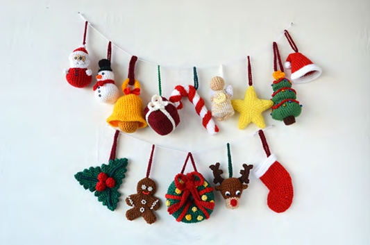 🎄 Adornos Navideños – Amigurumi Hecho a Mano