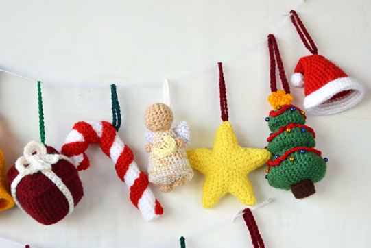 🎄 Adornos Navideños – Amigurumi Hecho a Mano