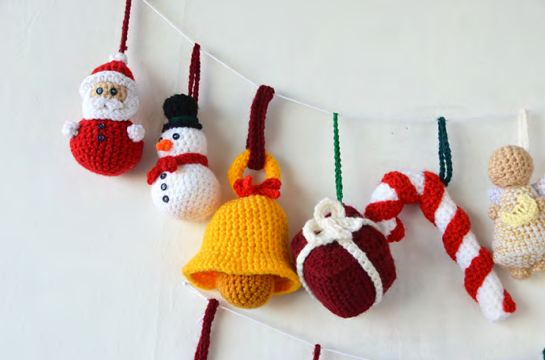🎄 Adornos Navideños – Amigurumi Hecho a Mano