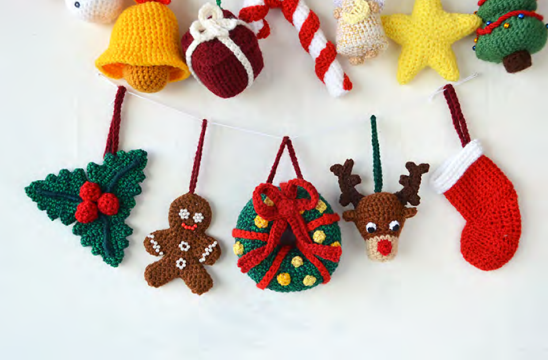 🎄 Adornos Navideños – Amigurumi Hecho a Mano