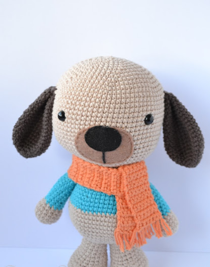 🐶 Perritos con Bufanda – Amigurumi Hecho a Mano