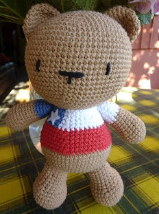 🇨🇱🧸 Osito Chileno – Amigurumi Hecho a Mano