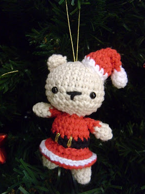 🎄🧸 Osito Navideño – Amigurumi Hecho a Mano