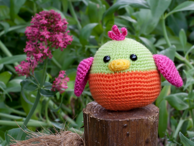 🐦 Pajarito de Colores – Amigurumi Hecho a Mano