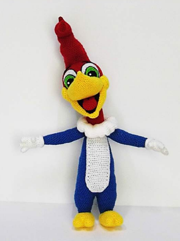 😂 El Pájaro Loco – Amigurumi Hecho a Mano