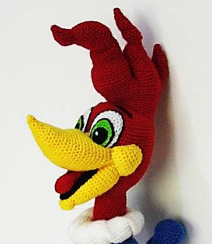 😂 El Pájaro Loco – Amigurumi Hecho a Mano