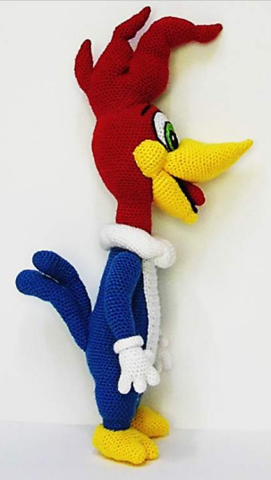 😂 El Pájaro Loco – Amigurumi Hecho a Mano