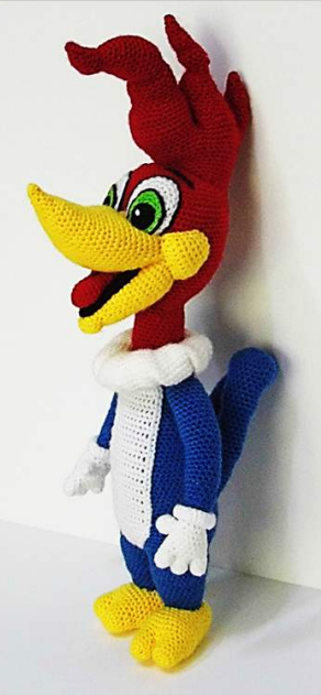 😂 El Pájaro Loco – Amigurumi Hecho a Mano