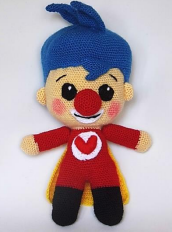 🎪 Payaso Plim Plim – Amigurumi Hecho a Mano