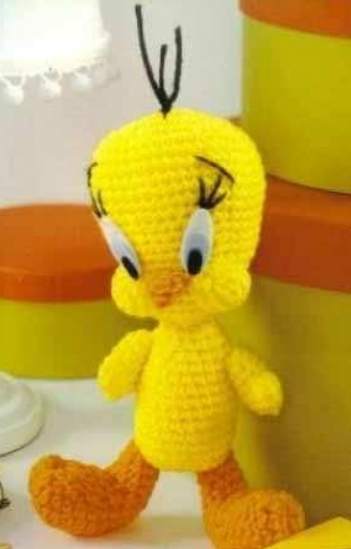 🐥 Piolín – Amigurumi Hecho a Mano