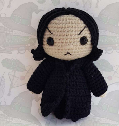 🖤 Severus Snape – Amigurumi Hecho a Mano