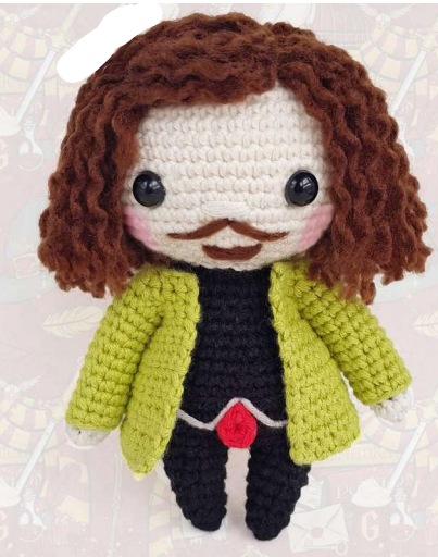 🐾 Sirius Black – Amigurumi Hecho a Mano