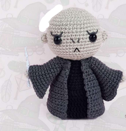 🐍 Lord Voldemort – Amigurumi Hecho a Mano