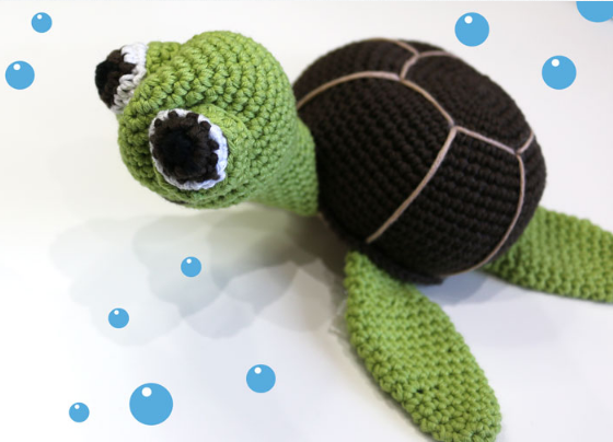 🐢 Amigurumi Tortuga Marina – Hecho a Mano
