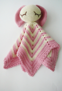 🍼 Conejito Manta de Apego – Amigurumi Hecho a Mano