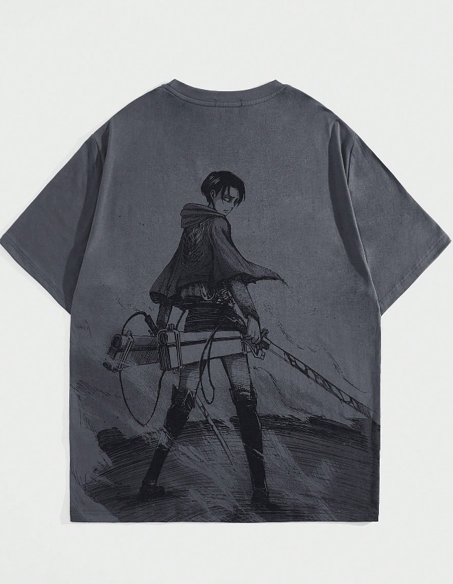🖤 Polera Oversized “Levi Ackerman”