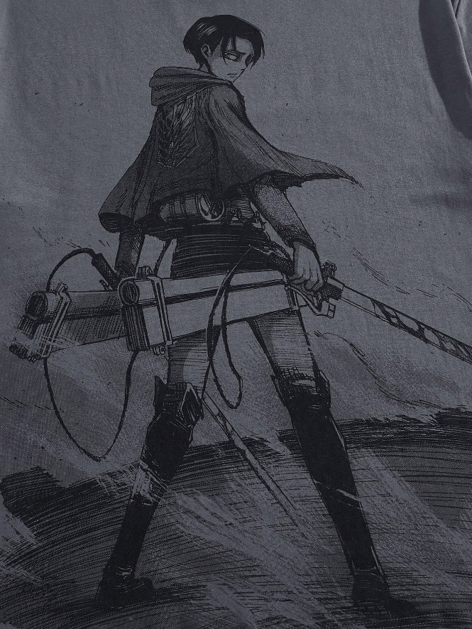 🖤 Polera Oversized “Levi Ackerman”