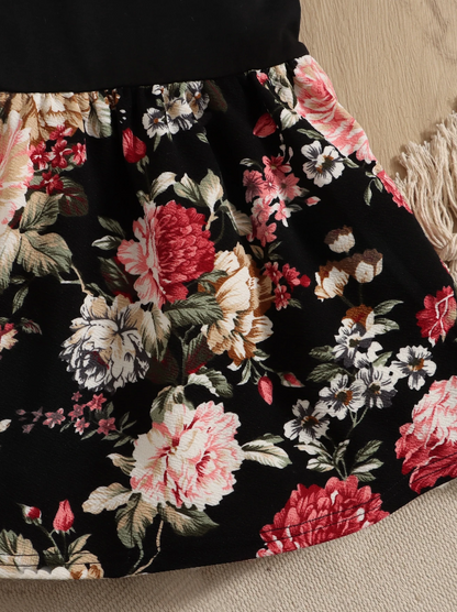 🌸 Vestido “Jardín Nocturno”