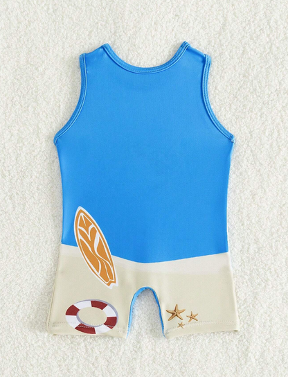 🦈 Traje de Baño Bebé “Shark Beach”