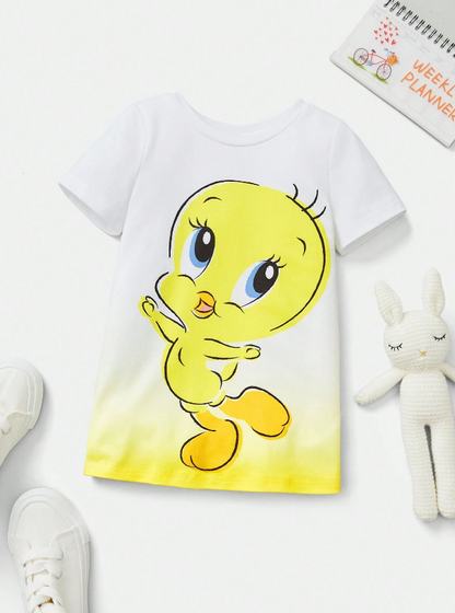 🐥 Vestido Bebé “Tweety Sunshine”