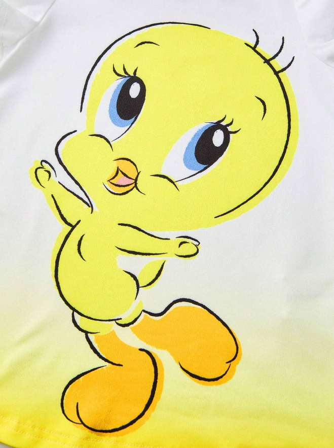 🐥 Vestido Bebé “Tweety Sunshine”