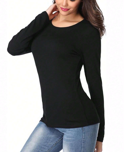 🖤 Camiseta de Manga Larga para Mujer