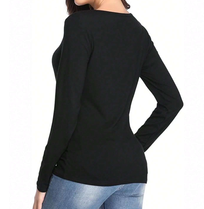 🖤 Camiseta de Manga Larga para Mujer