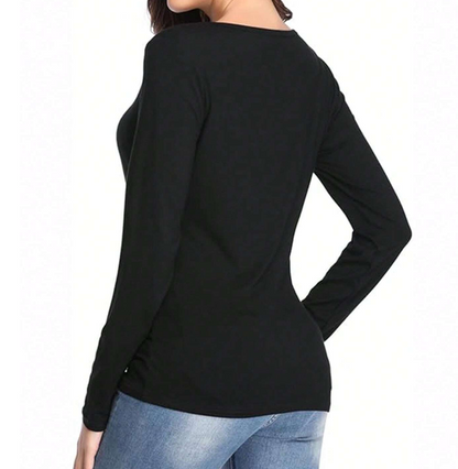 🖤 Camiseta de Manga Larga para Mujer