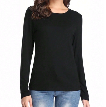 🖤 Camiseta de Manga Larga para Mujer