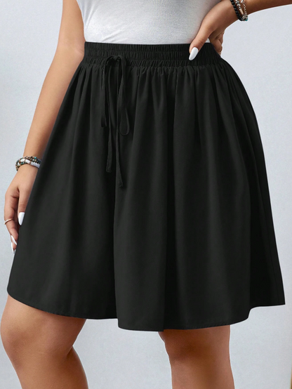 🖤 Pantalones Cortos Holgados Simples y Casual de Unicolor para Mujeres