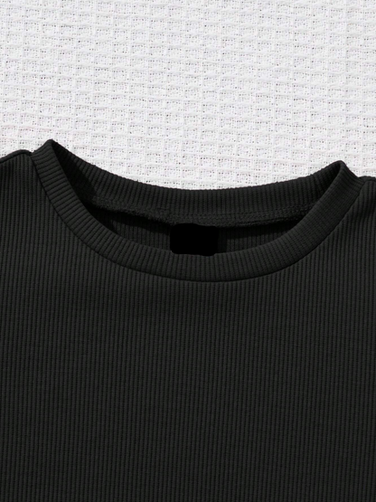 🖤 Top Infantil – Volantes Romántico