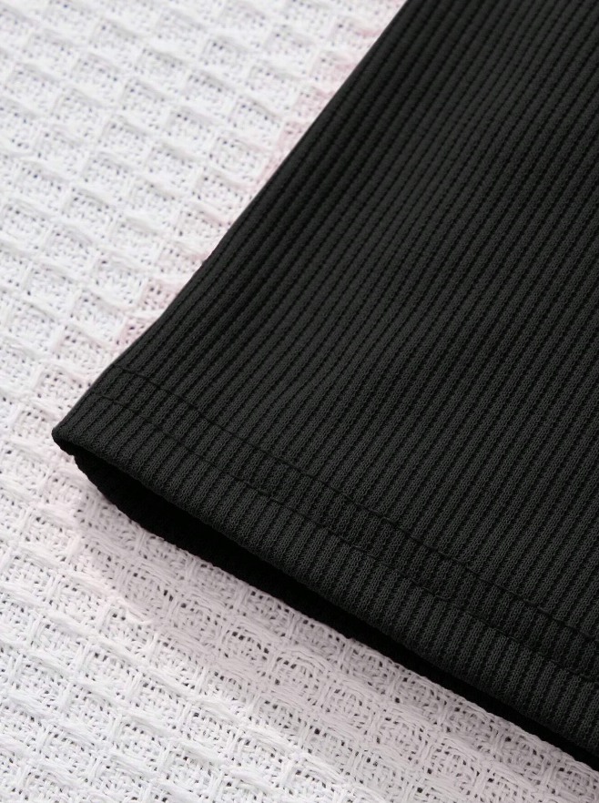 🖤 Top Infantil – Volantes Romántico