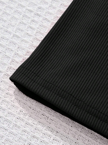 🖤 Top Infantil – Volantes Romántico