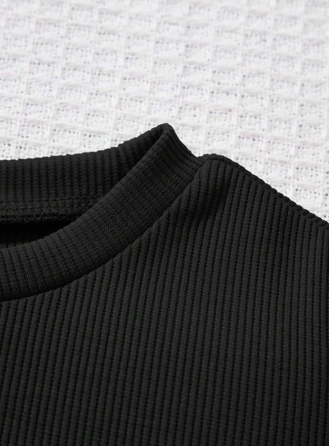 🖤 Top Infantil – Volantes Romántico