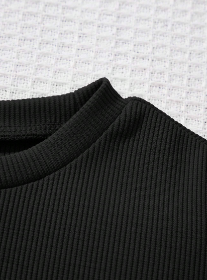 🖤 Top Infantil – Volantes Romántico