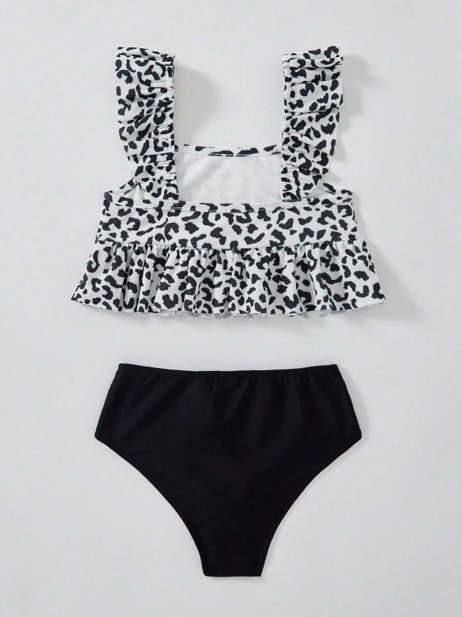 🐆 Bikini Infantil – Estilo Festival Choco-L