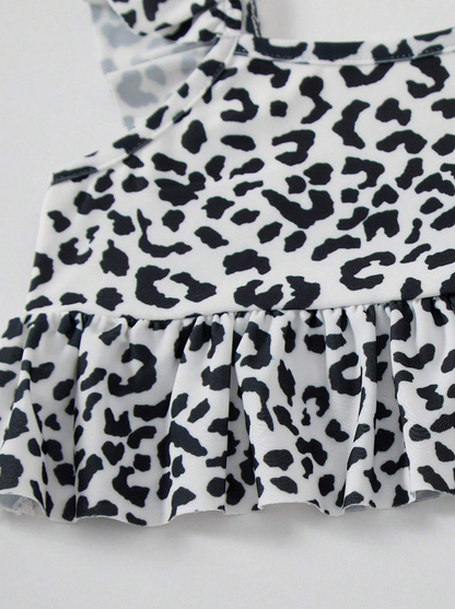 🐆 Bikini Infantil – Estilo Festival Choco-L
