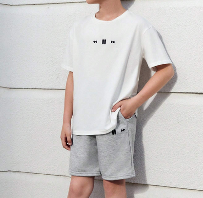 🎮 Set Infantil – Camiseta + Shorts Gráfico
