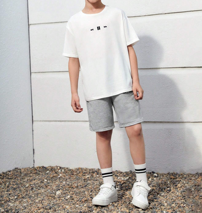 🎮 Set Infantil – Camiseta + Shorts Gráfico
