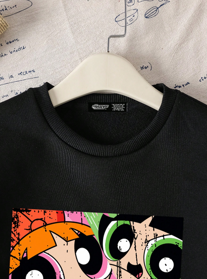 💥 Sudadera Infantil – Powerpuff Retro