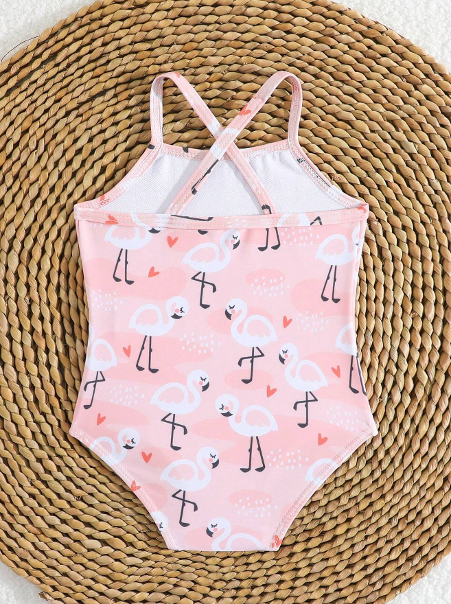 🦩 Traje de Baño Bebé “Flamingo Love”